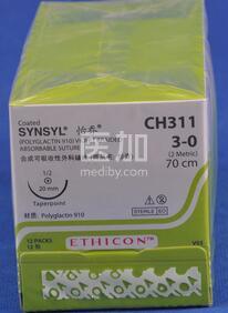 美国强生ETHICON合成可吸收性外科缝线CH311